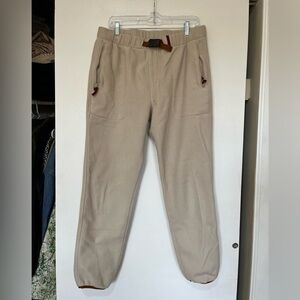Men's Tan Pants with Belt